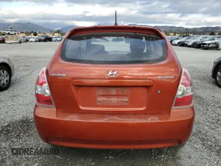 2008 Hyundai Accent GS with VIN KMHCM36C88U068079, listed as a Copart auction lot 47490165 with 196,818 mi miles and Salvage Title. Bid and sale history available at carsss.com. Image 6.