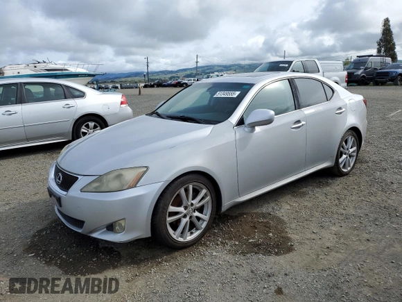 2007 Lexus IS 250 z VIN JTHBK262X72034807, wystawiony jako Copart lot #51349555 z przebiegiem 346 294 mil mil oraz Czysty tytuł • Clean title. Historia ofert i sprzedaży dostępna na DreamBid. Obrazek 1.