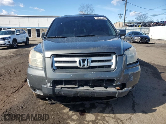 2007 Honda Pilot EX with VIN 2HKYF18487H536755, listed as a Copart auction lot 45843445 with 270,611 mi miles and Salvage Title. Bid and sale history available at DreamBid. Image 5.