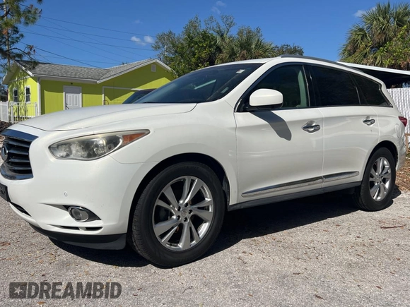 2013 Infiniti JX35 with VIN 5N1AL0MN7DC301687, listed as a Copart auction lot 79215504 with 170,164 mi miles and Clean Title. Bid and sale history available at carsss.com. Image 2.