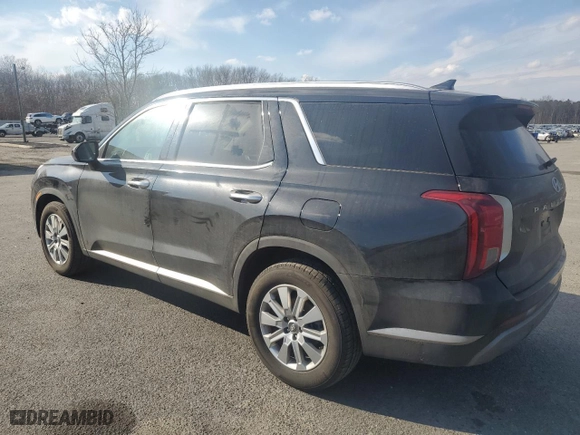 2024 Hyundai Palisade SEL with VIN KM8R2DGE8RU784505, listed as a Copart auction lot 46667885 with 27,476 mi miles and Clean Title. Bid and sale history available at carsss.com. Image 2.