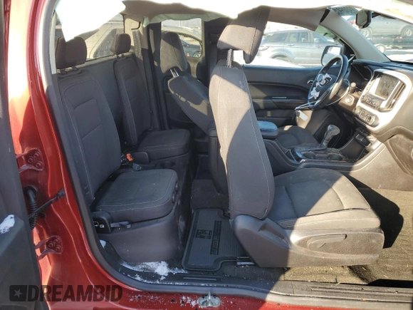 2015 GMC Canyon 4WD SLE with VIN 1GTH6BE3XF1180185, listed as a Copart auction lot 89046915 with 0 mi miles and Salvage Title. Bid and sale history available at carsss.com. Image 10.