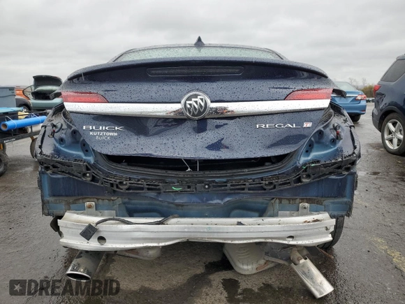 2017 Buick Regal Sport Touring with VIN 2G4GL5EX4H9196496, listed as a Copart auction lot 52762705 with 54,553 mi miles and Salvage Title. Bid and sale history available at DreamBid. Image 6.