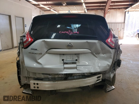 2018 Nissan Murano SV with VIN 5N1AZ2MG9JN121588, listed as a Copart auction lot 48748795 with 132,433 mi miles and Salvage Title. Bid and sale history available at DreamBid. Image 6.