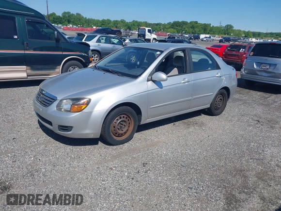 2009 Kia Spectra EX with VIN KNAFE222695665195, listed as a IAAI auction lot 42227515 with 129,637 mi miles and . Bid and sale history available at DreamBid. Image 2.