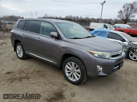 2011 Toyota Highlander Hybrid Limited with VIN JTEDC3EH8B2002400, listed as a Copart auction lot 49043615 with 268,866 mi miles and Clean Title. Bid and sale history available at carsss.com. Image 4.