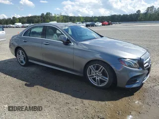 2018 Mercedes-Benz E 300 with VIN WDDZF4KB6JA476931, listed as a Copart auction lot 52762225 with 60,897 mi miles and Salvage Title. Bid and sale history available at DreamBid. Image 4.