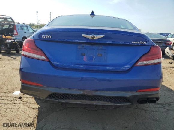 2019 Genesis G70 2.0T Advanced with VIN KMTG64LA3KU030227, listed as a Copart auction lot 75697324 with 79,926 mi miles and Non Repairable. Bid and sale history available at carsss.com. Image 6.