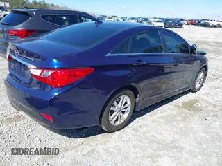 2014 Hyundai Sonata GLS with VIN 5NPEB4AC9EH823827, listed as a IAAI auction lot 41739716 with 118,082 mi miles and . Bid and sale history available at carsss.com. Image 4.
