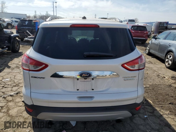 2016 Ford Escape Titanium with VIN 1FMCU0JX3GUB14361, listed as a Copart auction lot 49356585 with 122,409 mi miles and Clean Title. Bid and sale history available at carsss.com. Image 6.
