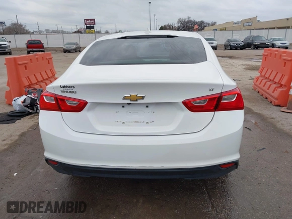 2018 Chevrolet Malibu LT with VIN 1G1ZD5ST0JF153372, listed as a IAAI auction lot 41093735 with 111,093 mi miles and . Bid and sale history available at DreamBid. Image 16.