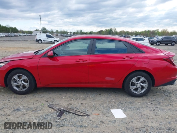 2022 Hyundai Elantra SE with VIN 5NPLL4AGXNH072597, listed as a IAAI auction lot 42040815 with 24,582 mi miles and . Bid and sale history available at DreamBid. Image 14.