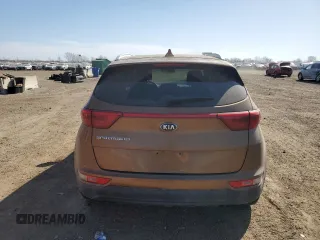 2017 Kia Sportage LX with VIN KNDPM3ACXH7053238, listed as a Copart auction lot 49084225 with 109,173 mi miles and Salvage Title. Bid and sale history available at carsss.com. Image 6.