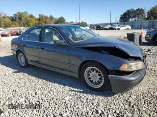 2001 BMW 5 Series 525i with VIN WBADT33401GF40448, listed as a Copart auction lot 76770544 with 266,650 mi miles and Salvage Title. Bid and sale history available at carsss.com. Image 4.