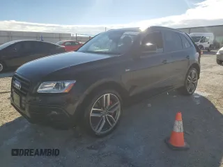 2016 Audi SQ5 Premium Plus with VIN WA1CCAFP8GA029260, listed as a Copart auction lot 82576794 with 105,941 mi miles and Salvage Title. Bid and sale history available at carsss.com. Image 1.