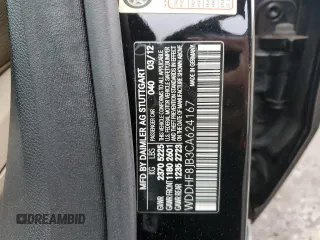 2012 Mercedes-Benz E 350 Luxury with VIN WDDHF8JB3CA624167, listed as a Copart auction lot 52802215 with 87,989 mi miles and Salvage title. Bid and sale history available at DreamBid. Image 12.