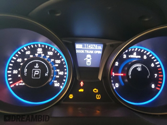 2013 Hyundai Genesis Coupe 2.0T with VIN KMHHT6KD6DU083957, listed as a Copart auction lot 59933145 with 114,276 mi miles and Clean title. Bid and sale history available at DreamBid. Image 9.