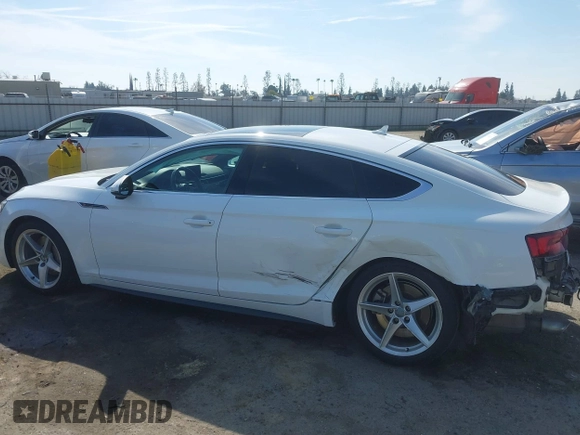 2019 Audi A5 Sportback Premium with VIN WAUDNCF55KA023971, listed as a IAAI auction lot 41590436 with 78,824 mi miles. Bid and sale history available at carsss.com. Image 15.