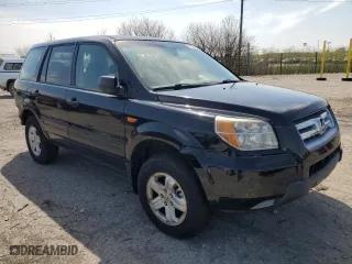 2007 Honda Pilot LX with VIN 5FNYF28107B021596, listed as a Copart auction lot 51256235 with 176,391 mi miles and Clean Title. Bid and sale history available at carsss.com. Image 4.