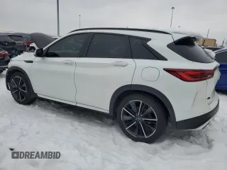 2023 Infiniti QX50 Sport with VIN 3PCAJ5FB0PF111649, listed as a Copart auction lot 87419134 with 21,612 mi miles and Salvage Title. Bid and sale history available at DreamBid. Image 2.