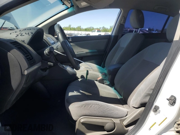2010 Nissan Sentra S with VIN 3N1AB6AP5AL722326, listed as a Copart auction lot 57353355 with 124,717 mi miles and Salvage title. Bid and sale history available at DreamBid. Image 7.