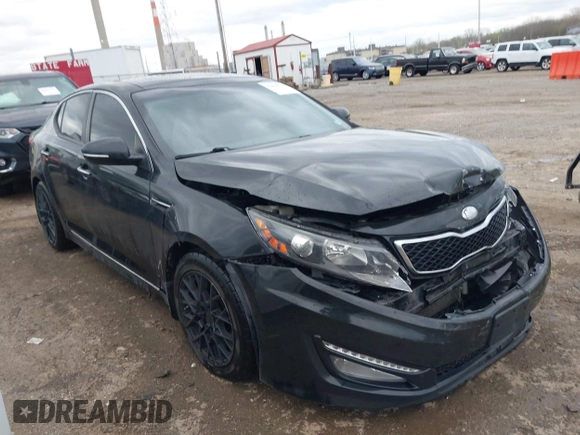 2013 Kia Optima SX with VIN 5XXGR4A65DG218034, listed as a IAAI auction lot 42027756 with 100,285 mi miles and . Bid and sale history available at DreamBid. Image 1.