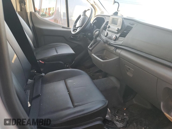 2024 Ford Transit Cargo with VIN 1FTBR1X87RKA01888, listed as a Copart auction lot 48163705 with Not Provided miles and Salvage Title. Bid and sale history available at carsss.com. Image 10.