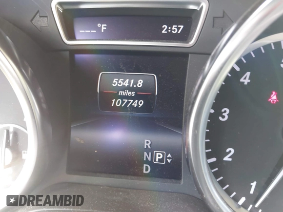 2015 Mercedes-Benz M 350 with VIN 4JGDA5JB5FA500990, listed as a IAAI auction lot 41738851 with 107,749 mi miles and . Bid and sale history available at DreamBid. Image 16.