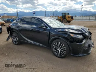 2023 Lexus RX with VIN 2T2BAMCA4PC003366, listed as a Copart auction lot 61029624 with 25,053 mi miles and Salvage Title. Bid and sale history available at carsss.com. Image 4.