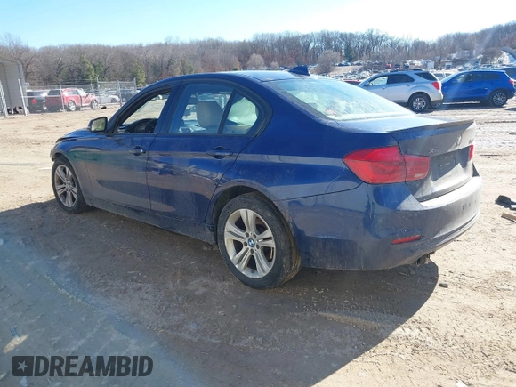 2016 BMW 3 Series 328i xDrive with VIN WBA8E3G56GNT79717, listed as a IAAI auction lot 41632382 with 120,528 mi miles. Bid and sale history available at carsss.com. Image 3.