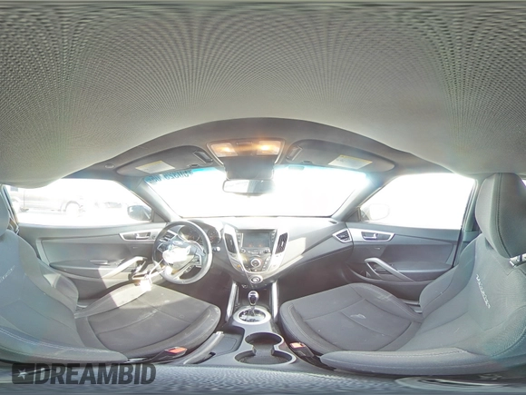 2017 Hyundai Veloster Value Edition with VIN KMHTC6AD5HU321105, listed as a Copart auction lot 50325705 with 100,397 mi miles and Salvage Title. Bid and sale history available at carsss.com. Image 13.