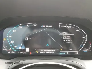 2020 BMW 3 Series M340i xDrive with VIN WBA5U9C04LFH11101, listed as a Copart auction lot 62268984 with 47,696 mi miles and Clean Title. Bid and sale history available at DreamBid. Image 9.
