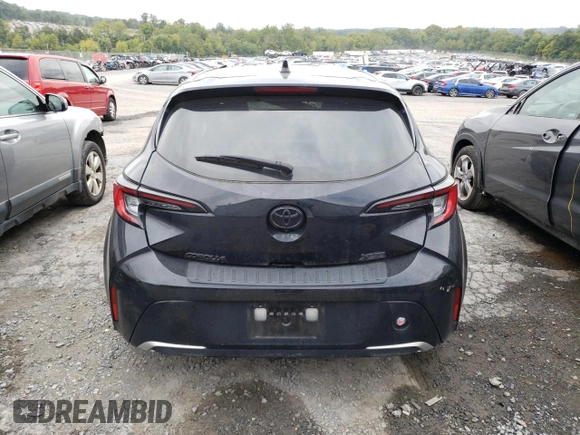 2023 Toyota Corolla Hatchback XSE with VIN JTNC4MBE8P3202316, listed as a Copart auction lot 71161024 with 32,487 mi miles and Salvage Title. Bid and sale history available at carsss.com. Image 6.