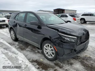 2023 Chevrolet Equinox LS with VIN 3GNAXSEG1PL221869, listed as a Copart auction lot 45819025 with 17,104 mi miles and Salvage Title. Bid and sale history available at carsss.com. Image 4.