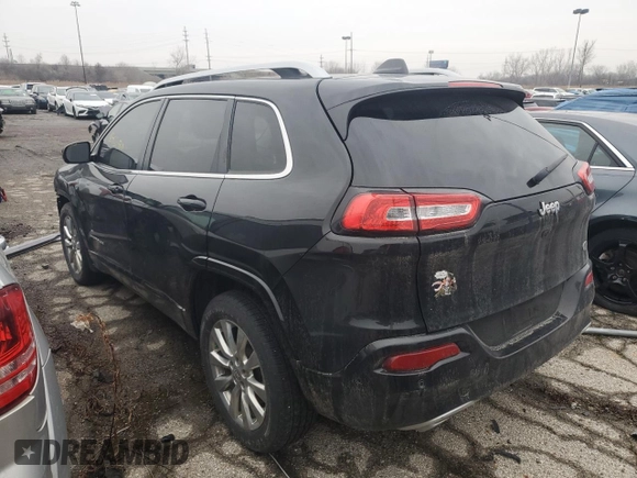 2016 Jeep Cherokee Overland with VIN 1C4PJLJS5GW315493, listed as a Copart auction lot 84885984 with 109,908 mi miles and Clean title. Bid and sale history available at DreamBid. Image 2.