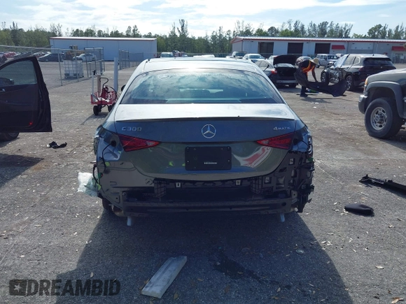 2024 Mercedes-Benz C 300 with VIN W1KAF4HB7RR232142, listed as a IAAI auction lot 41155995 with 1,109 mi miles and . Bid and sale history available at DreamBid. Image 16.
