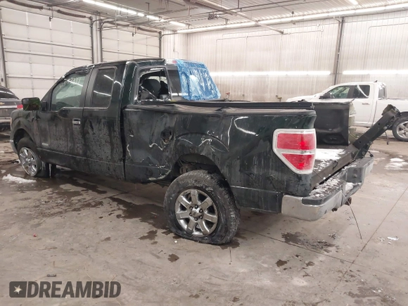 2014 Ford F-150 XL with VIN 1FTFX1ET8EKE32412, listed as a IAAI auction lot 41557331 with 128,744 mi miles. Bid and sale history available at carsss.com. Image 3.