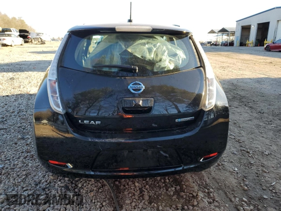 2015 Nissan LEAF SV with VIN 1N4AZ0CPXFC332849, listed as a Copart auction lot 47078555 with 77,339 mi miles and Salvage Title. Bid and sale history available at carsss.com. Image 6.