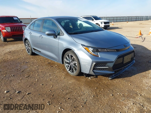 2022 Toyota Corolla SE with VIN 5YFS4MCE9NP120176, listed as a IAAI auction lot 41861680 with 15,975 mi miles. Bid and sale history available at carsss.com. Image 1.