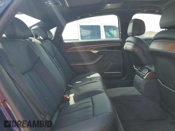 2021 Audi A8 with VIN WAU8DAF8XMN027495, listed as a Copart auction lot 50395145 with 19,508 mi miles and Salvage Title. Bid and sale history available at carsss.com. Image 10.