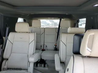 2021 Cadillac Escalade Premium Luxury with VIN 1GYS4BKL4MR215800, listed as a Copart auction lot 71655614 with 42,844 mi miles and Salvage Title. Bid and sale history available at carsss.com. Image 10.
