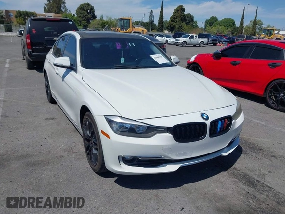 2012 BMW 3 Series 328i with VIN WBA3A5C50CF342206, listed as a IAAI auction lot 42008940 with 130,164 mi miles. Bid and sale history available at carsss.com. Image 1.