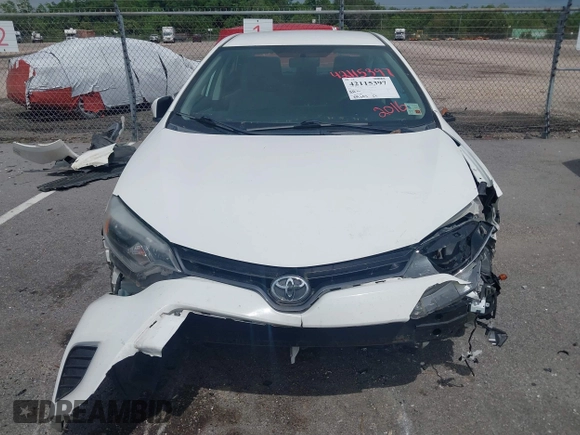 2016 Toyota Corolla L with VIN 2T1BURHEXGC580682, listed as a IAAI auction lot 42115397 with 109,601 mi miles and . Bid and sale history available at DreamBid. Image 6.