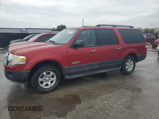 2007 Ford Expedition Max XLT with VIN 1FMFK15517LA80282, listed as a Copart auction lot 64301215 with 222,530 mi miles and Clean title. Bid and sale history available at DreamBid. Image 1.
