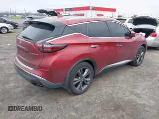 2019 Nissan Murano S with VIN 5N1AZ2MJ9KN141725, listed as a IAAI auction lot 41514304 with 174,212 mi miles and . Bid and sale history available at DreamBid. Image 4.
