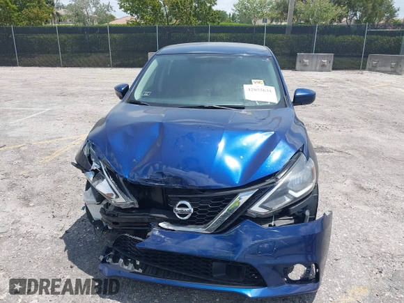 2019 Nissan Sentra SR with VIN 3N1AB7AP2KY236695, listed as a IAAI auction lot 42055631 with 51,429 mi miles. Bid and sale history available at carsss.com. Image 13.