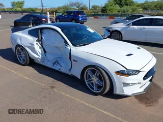 2021 Ford Mustang GT with VIN 1FA6P8CF5M5142279, listed as a IAAI auction lot 42165065 with 30,109 mi miles and . Bid and sale history available at DreamBid. Image 1.