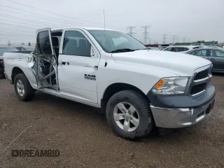 2017 Ram 1500 ST with VIN 1C6RR7FG0HS692634, listed as a Copart auction lot 55267935 with 108,408 mi miles and Salvage title. Bid and sale history available at DreamBid. Image 4.