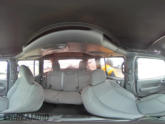 2022 Jeep Wrangler Unlimited Sport S with VIN 1C4HJXDGXNW242038, listed as a Copart auction lot 44771015 with 40,582 mi miles and Salvage Title. Bid and sale history available at DreamBid. Image 14.