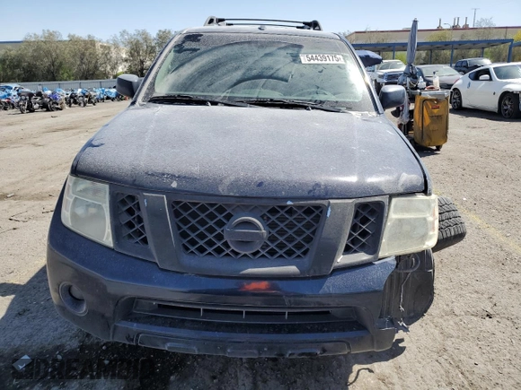 2008 Nissan Pathfinder SE с VIN 5N1AR18B98C625234, выставлен на аукционе Copart как лот 54439175 с пробегом 143 847 миль миль и Списание • Salvage title. История ставок и продаж доступна на DreamBid. Изображение 5.